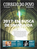 Capa do jornal Correio do Povo 25/12/2016
