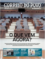 Capa do jornal Correio do Povo 27/11/2016