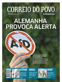 Capa do jornal Correio do Povo 01/10/2017