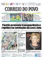 Capa do jornal Correio do Povo 03/02/2017