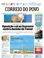 Capa do jornal Correio do Povo 04/02/2017