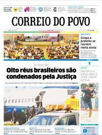 Capa do jornal Correio do Povo 05/05/2017