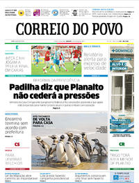 Capa do jornal Correio do Povo 06/05/2017
