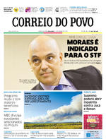 Capa do jornal Correio do Povo 07/02/2017