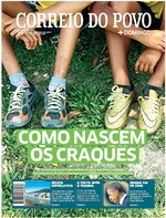 Capa do jornal Correio do Povo 08/01/2017