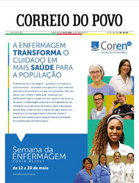 Capa do jornal Correio do Povo 12/05/2017
