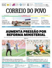 Capa do jornal Correio do Povo 13/11/2017