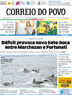 Capa do jornal Correio do Povo 26/01/2017