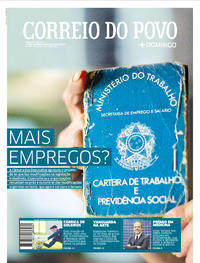 Capa do jornal Correio do Povo 30/04/2017