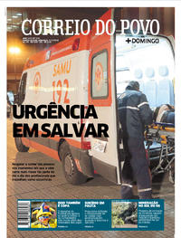 Capa do jornal Correio do Povo 01/07/2018