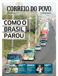 Capa do jornal Correio do Povo 03/06/2018