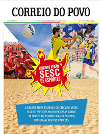 Capa do jornal Correio do Povo 05/03/2018