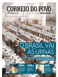 Capa do jornal Correio do Povo 07/10/2018