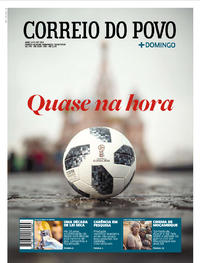 Capa do jornal Correio do Povo 10/06/2018