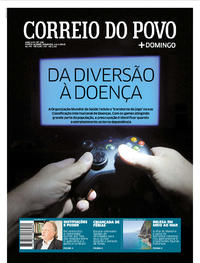 Capa do jornal Correio do Povo 14/01/2018