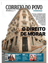 Capa do jornal Correio do Povo 17/06/2018