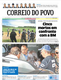 Capa do jornal Correio do Povo 17/12/2018