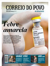 Capa do jornal Correio do Povo 18/02/2018