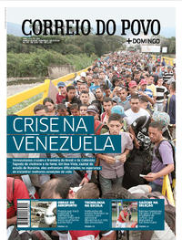 Capa do jornal Correio do Povo 18/03/2018