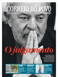 Capa do jornal Correio do Povo 21/01/2018