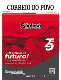 Capa do jornal Correio do Povo 27/01/2018