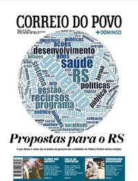 Capa do jornal Correio do Povo 30/09/2018