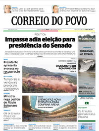 Capa do jornal Correio do Povo 02/02/2019