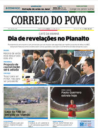 Capa do jornal Correio do Povo 06/04/2019
