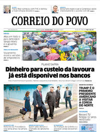Capa do jornal Correio do Povo 01/07/2019