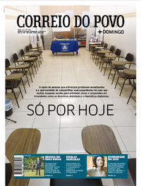 Capa do jornal Correio do Povo 01/09/2019