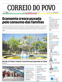 Capa do jornal Correio do Povo 04/12/2019