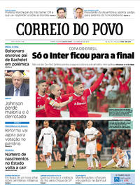 Capa do jornal Correio do Povo 05/09/2019