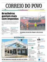 Capa do jornal Correio do Povo 05/10/2019