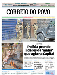 Capa do jornal Correio do Povo 07/09/2019