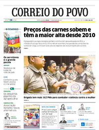 Capa do jornal Correio do Povo 07/12/2019