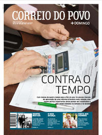 Capa do jornal Correio do Povo 08/09/2019