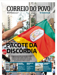 Capa do jornal Correio do Povo 08/12/2019