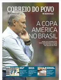 Capa do jornal Correio do Povo 09/06/2019