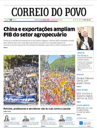 Capa do jornal Correio do Povo 11/12/2019