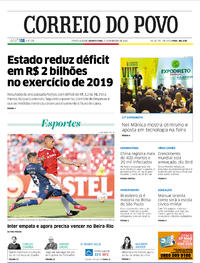 Capa do jornal Correio do Povo 05/02/2020