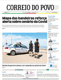 Capa do jornal Correio do Povo 05/12/2020