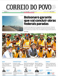 Capa do jornal Correio do Povo 11/12/2020