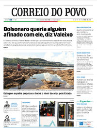Capa do jornal Correio do Povo 12/05/2020