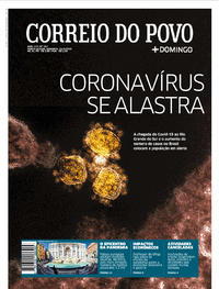 Capa do jornal Correio do Povo 15/03/2020