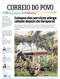 Capa do jornal Correio do Povo 17/01/2020