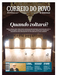 Capa do jornal Correio do Povo 17/05/2020