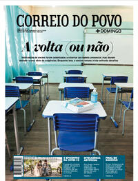 Capa do jornal Correio do Povo 20/12/2020