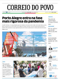 Capa do jornal Correio do Povo 24/06/2020