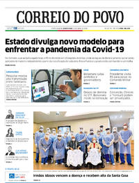 Capa do jornal Correio do Povo 30/04/2020