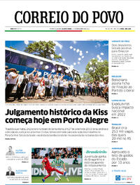 Capa do jornal Correio do Povo 01/12/2021